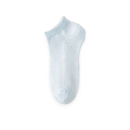 Breathable Mesh Ankle Socks(10 Pairs) - Blue - EU35-42(US2-8.5) - image 9