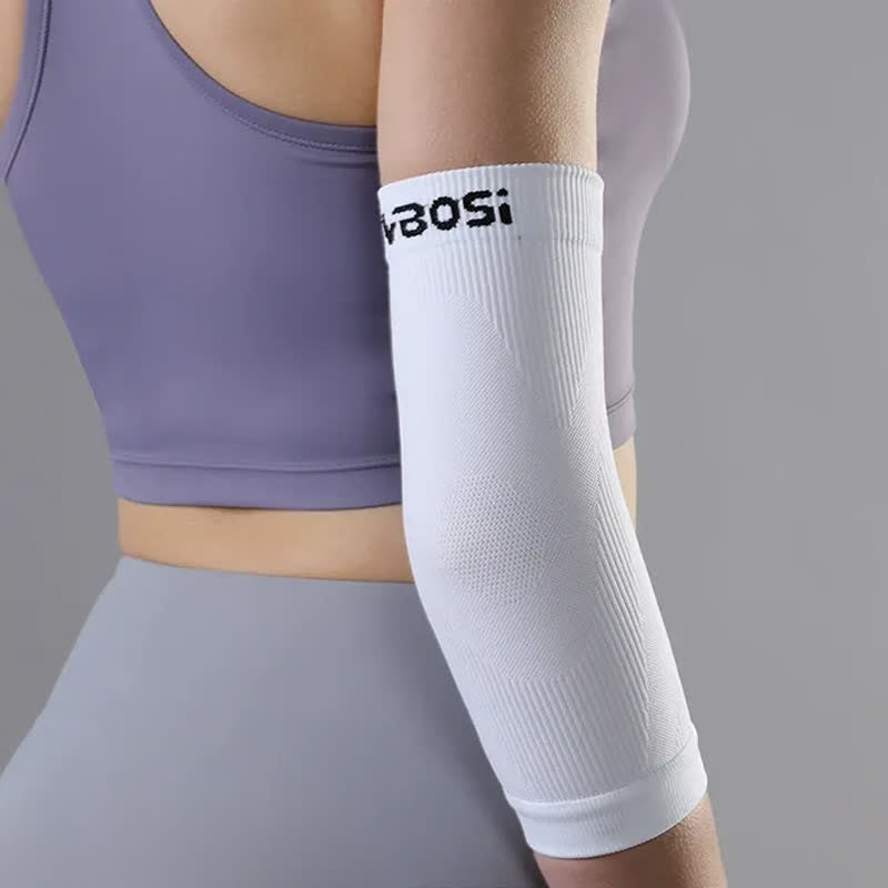 Breathable Sports Arm Elbow Sleeves - White - XL - image 3