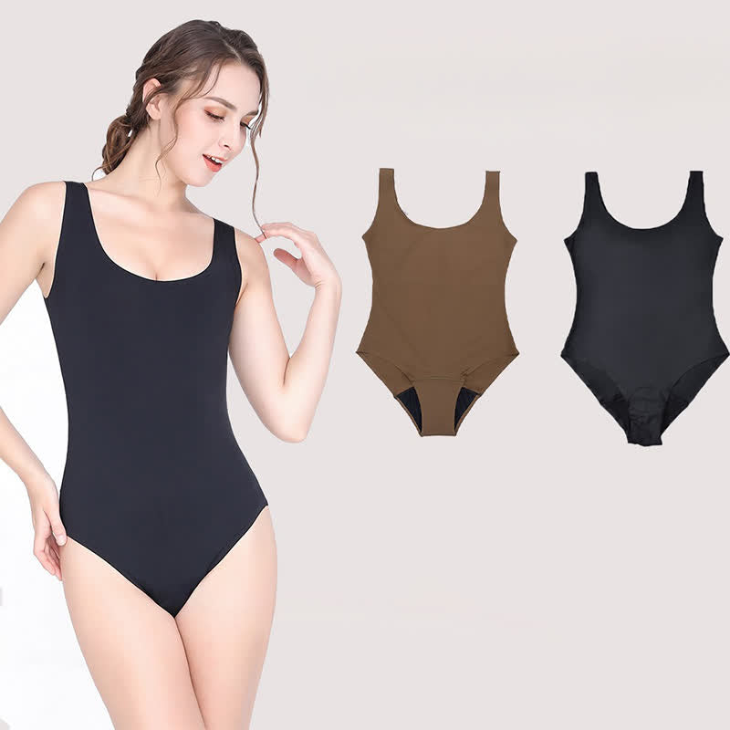 Minimal Scoop Neck One-Piece Swimsuit - image 8