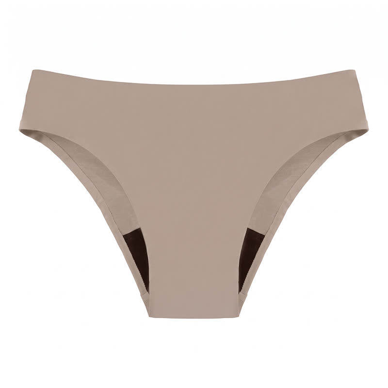 Seamless High Cut Panty - Khaki - 4XL - image 7