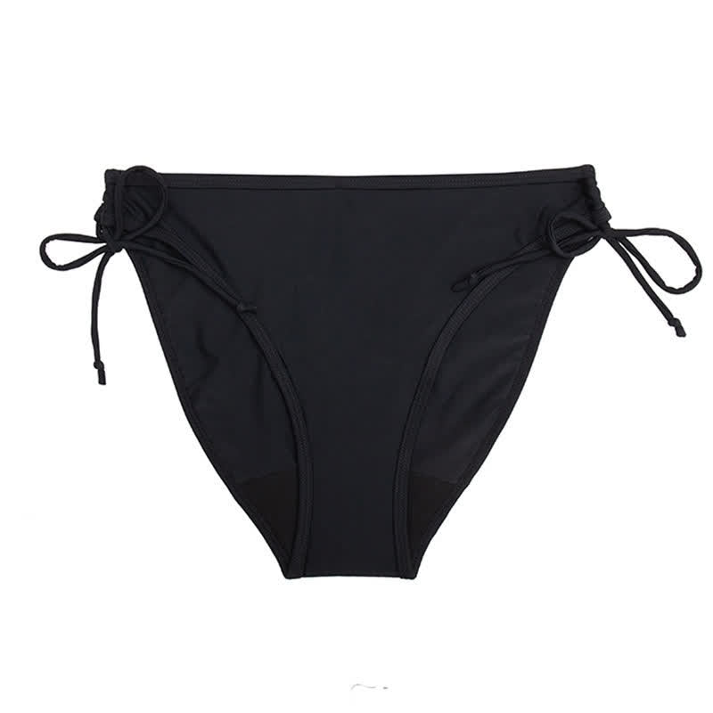 Classic Side Tie Panty - Black - 2XL - image 3