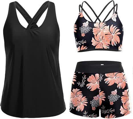 Sport Tankini Three-Piece Tankini Set - image 14
