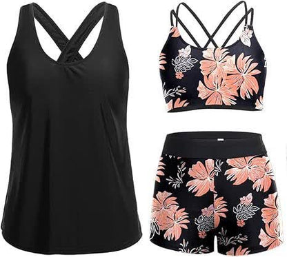 Sport Tankini Three-Piece Tankini Set - image 14