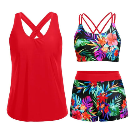 Sport Tankini Three-Piece Tankini Set - image 19