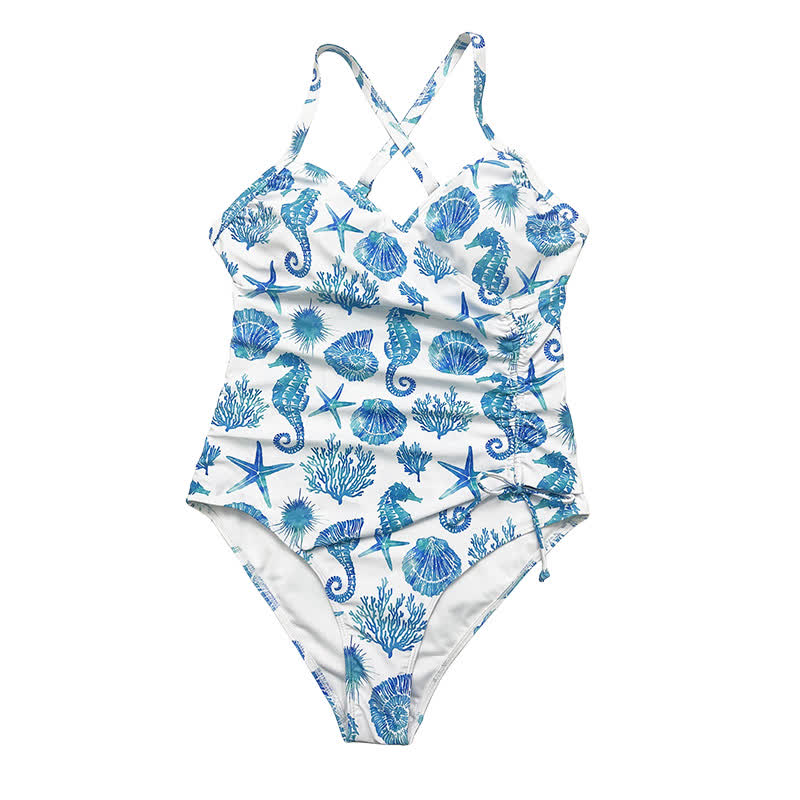 Ruched Skirted One-Piece Swimsuit - image 4