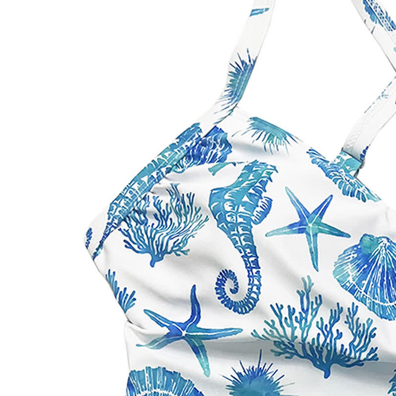 Ruched Skirted One-Piece Swimsuit - image 7