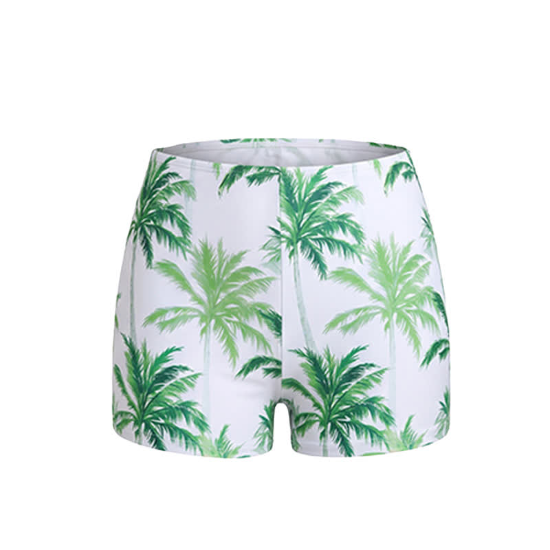 Plus Size Ribbed V Neck Drawstring Tankini Set - image 11