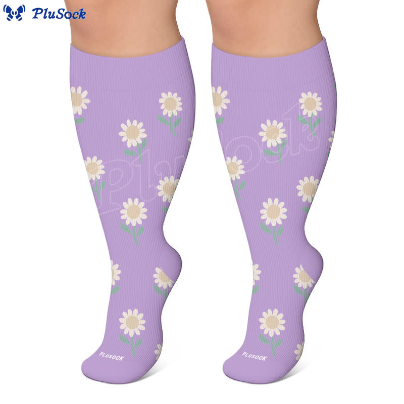 Plus Size Print Compression Socks - image 6