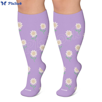 Plus Size Print Compression Socks - image 6