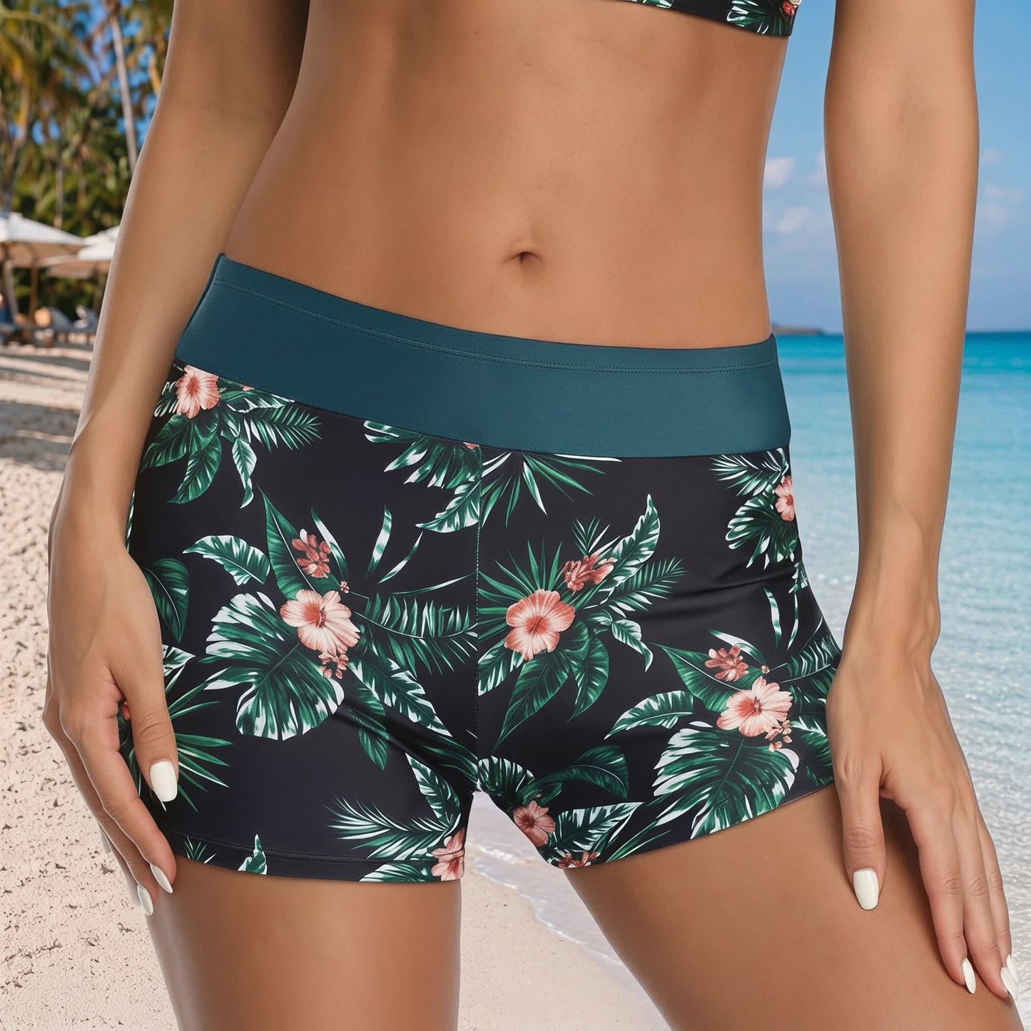 Sport Tankini Three Piece Swimsuits - image 17