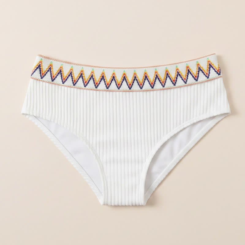 Curvy High Waist Ribbed Bikini Set - image 9
