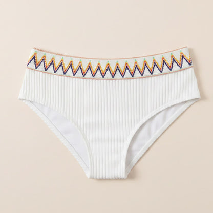 Curvy High Waist Ribbed Bikini Set - image 9