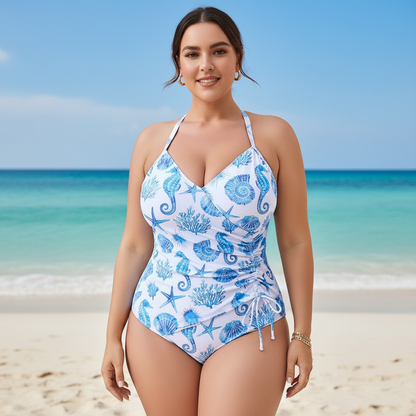 Ruched Skirted One-Piece Swimsuit - image 3