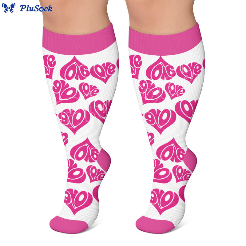 Plus Size Sexy Heart Compression Socks - image 7