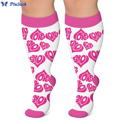 Plus Size Sexy Heart Compression Socks - image 7