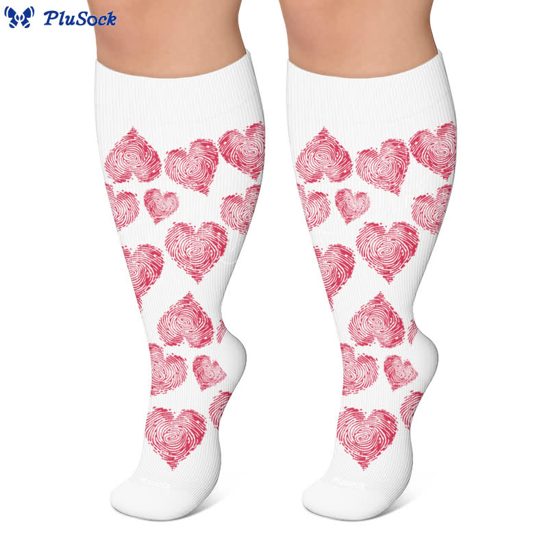 Plus Size Sexy Heart Compression Socks - image 6
