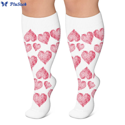Plus Size Sexy Heart Compression Socks - image 6