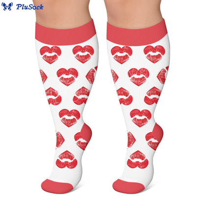 Plus Size Sexy Heart Compression Socks - image 5