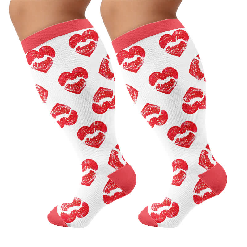 Plus Size Sexy Heart Compression Socks - image 8