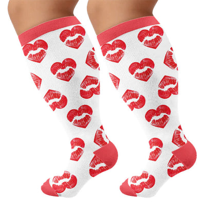 Plus Size Sexy Heart Compression Socks - image 8