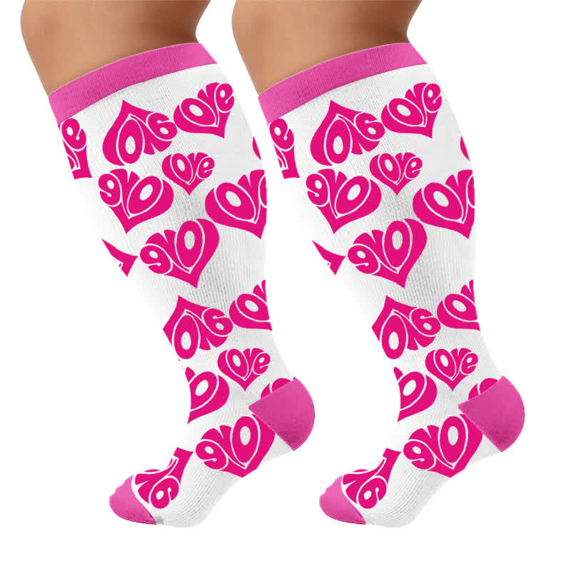 Plus Size Sexy Heart Compression Socks - image 10