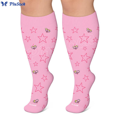 Plus Size Starry Sky Compression Socks - image 9