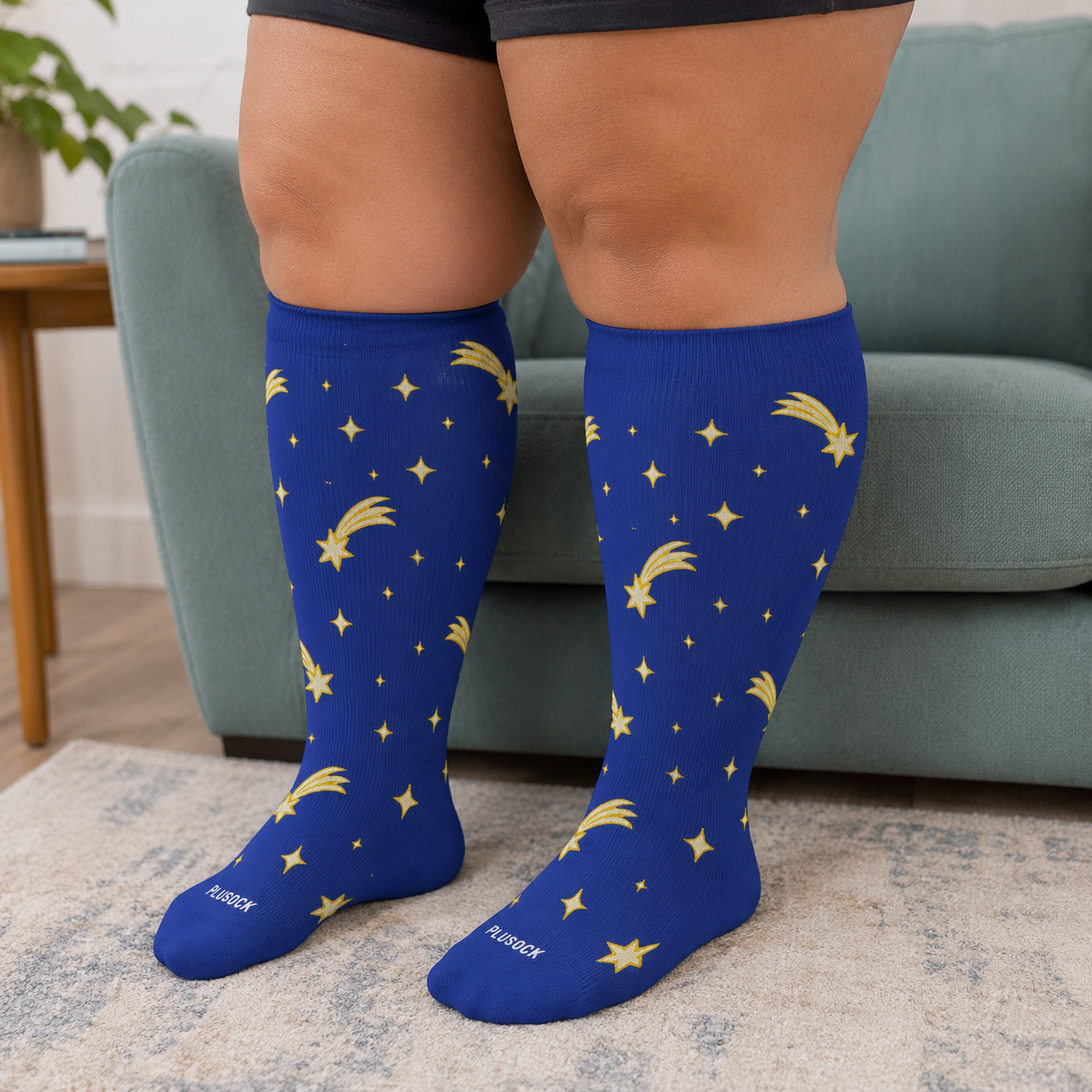 Plus Size Starry Sky Compression Socks - image 2