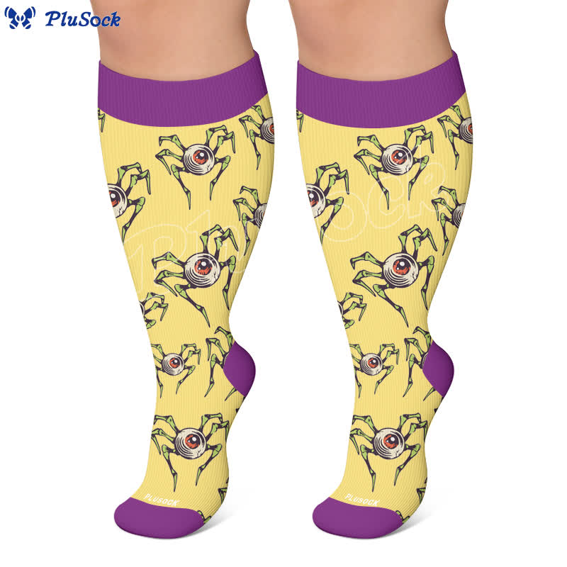 Plus Size Snail Skull Compression Socks - image 5
