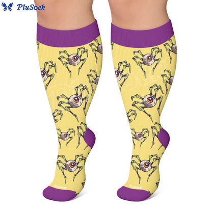 Plus Size Snail Skull Compression Socks - image 5
