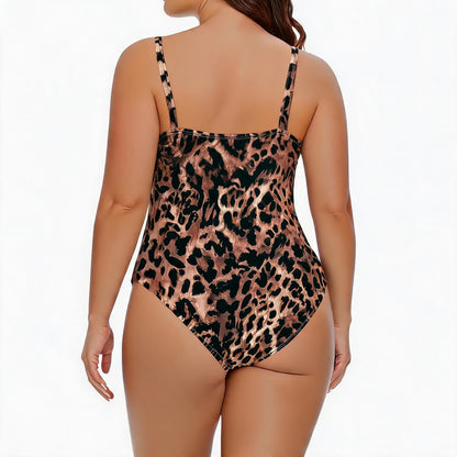 Wild Leopard High Cut One-Piece Swimsuit - image 1