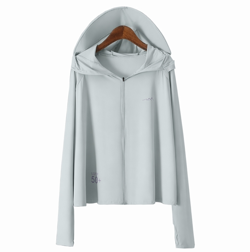 Hooded Zip Sun Protection Jacket - image 12