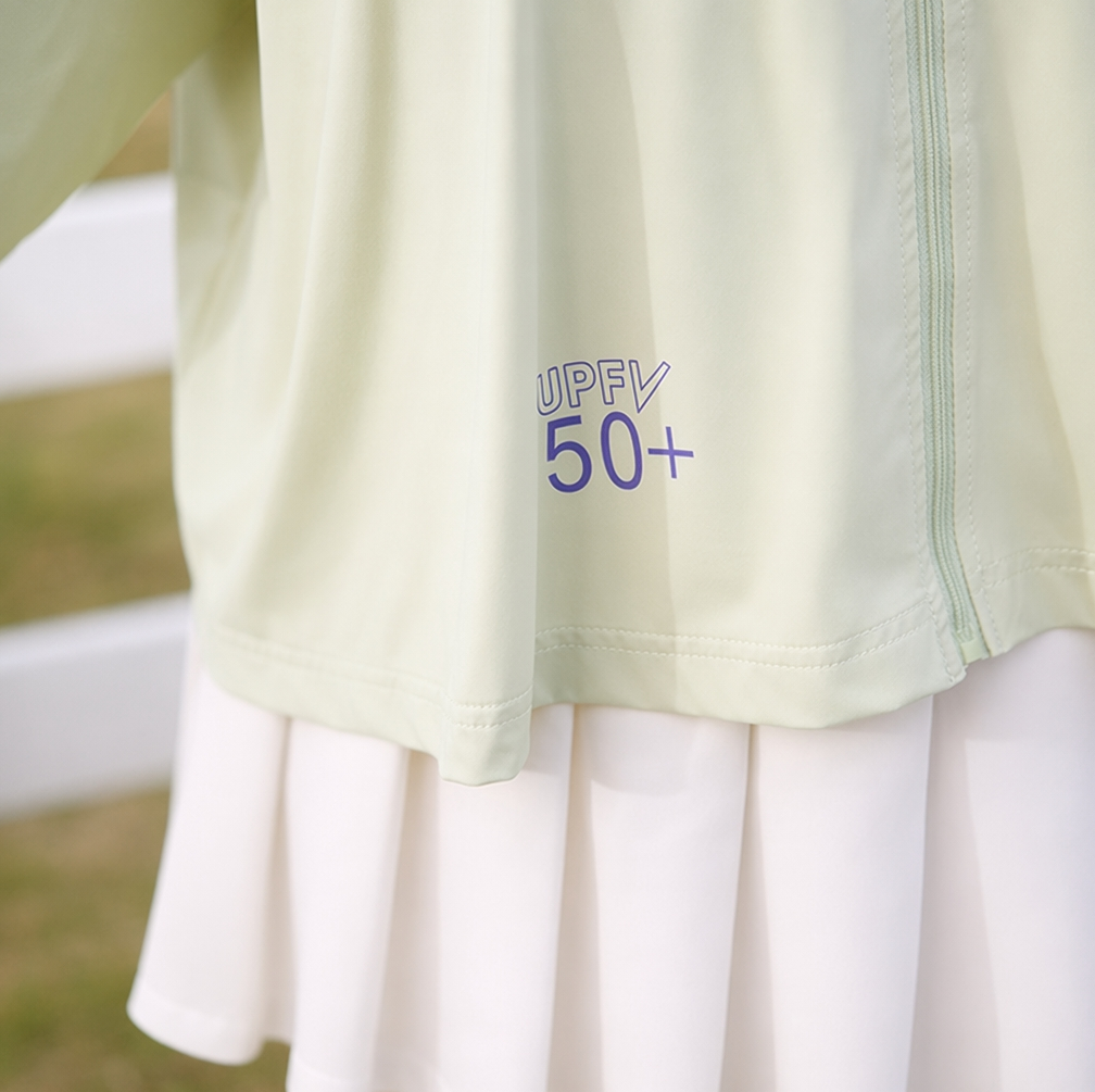Hooded Zip Sun Protection Jacket - image 9
