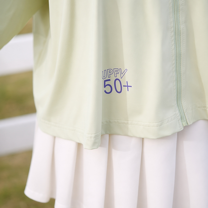 Hooded Zip Sun Protection Jacket - image 9