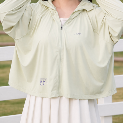 Hooded Zip Sun Protection Jacket - image 10