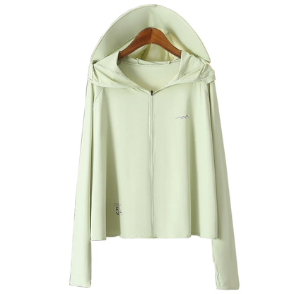 Hooded Zip Sun Protection Jacket - image 13