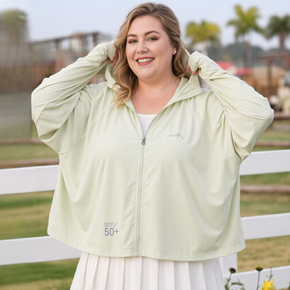 Hooded Zip Sun Protection Jacket - image 4