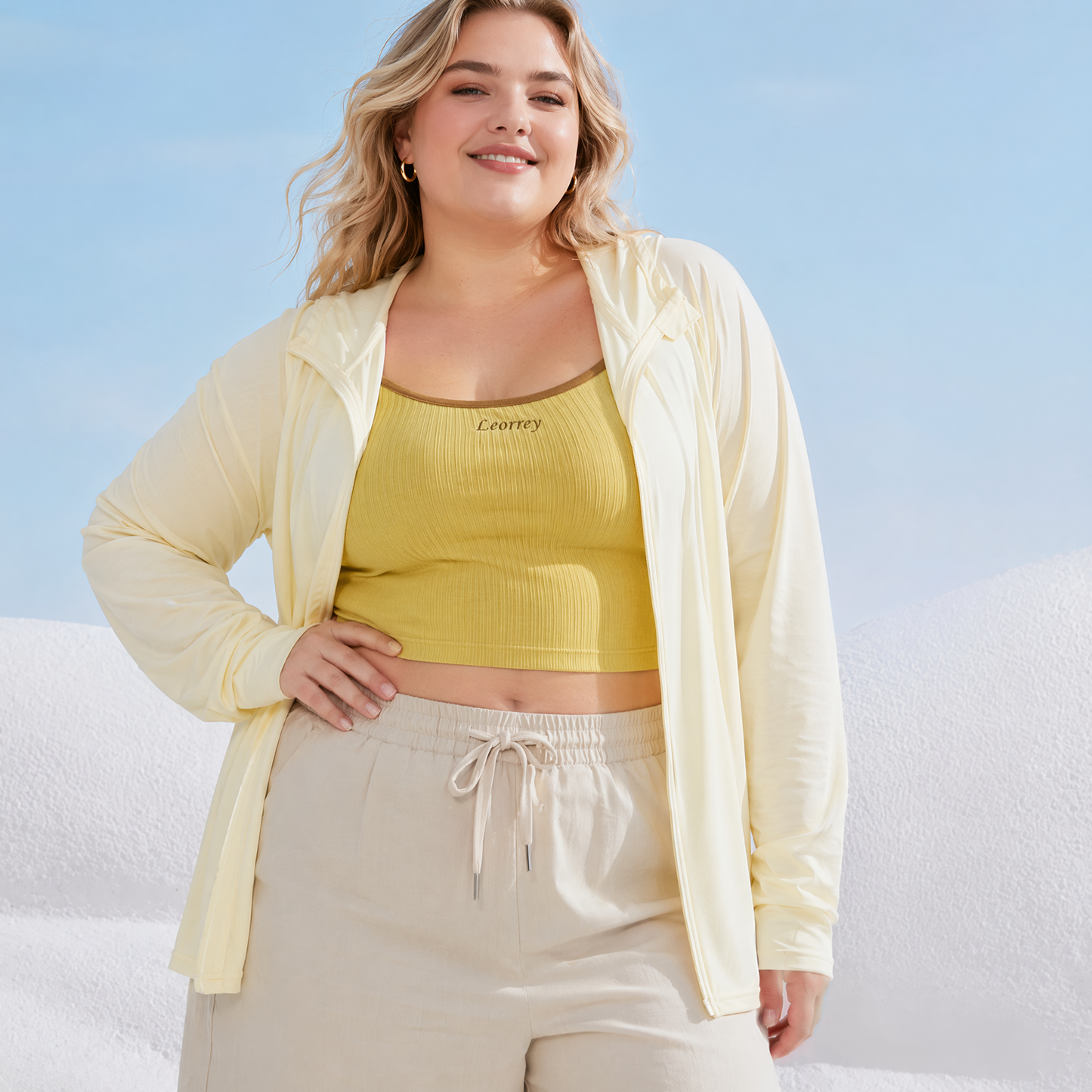 Lightweight Hooded Zip Sun Protection Jacket - image 2