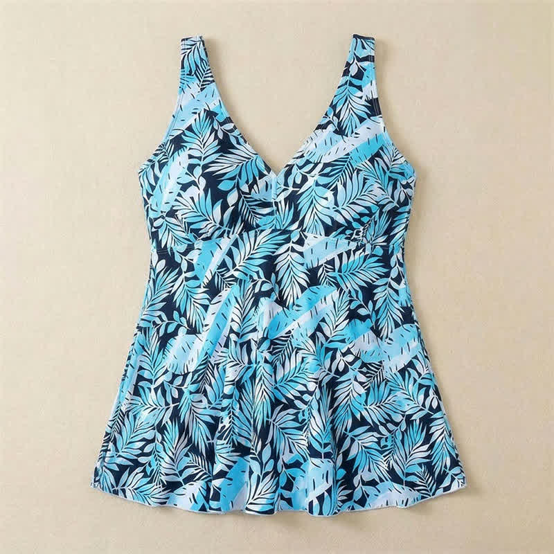 Floral Skirted Swim Dress - image 34