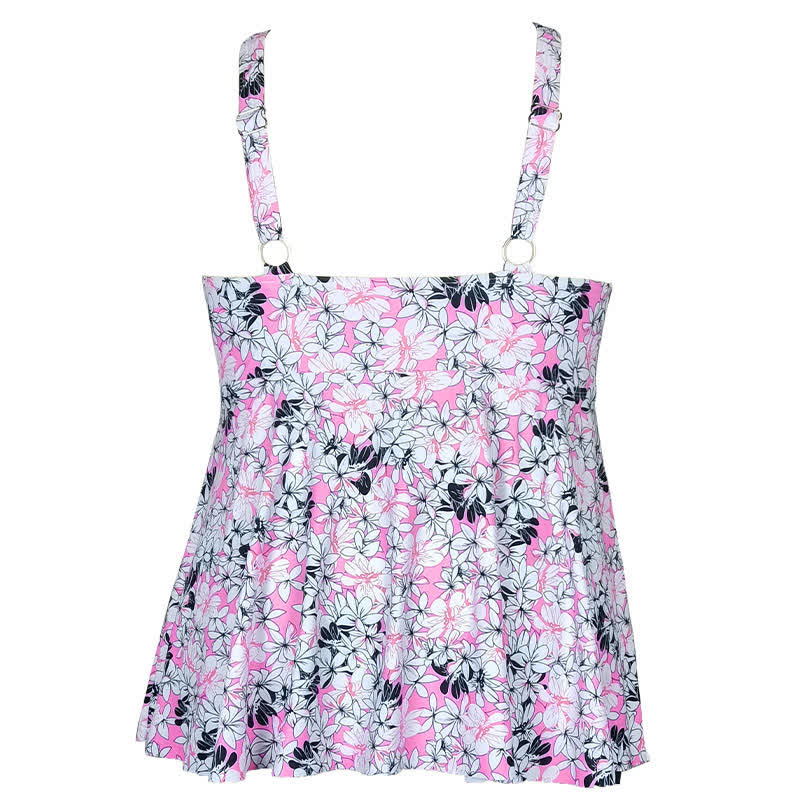 Floral Skirted Swim Dress - image 30