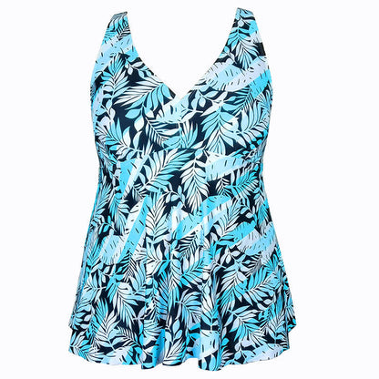 Floral Skirted Swim Dress - image 32