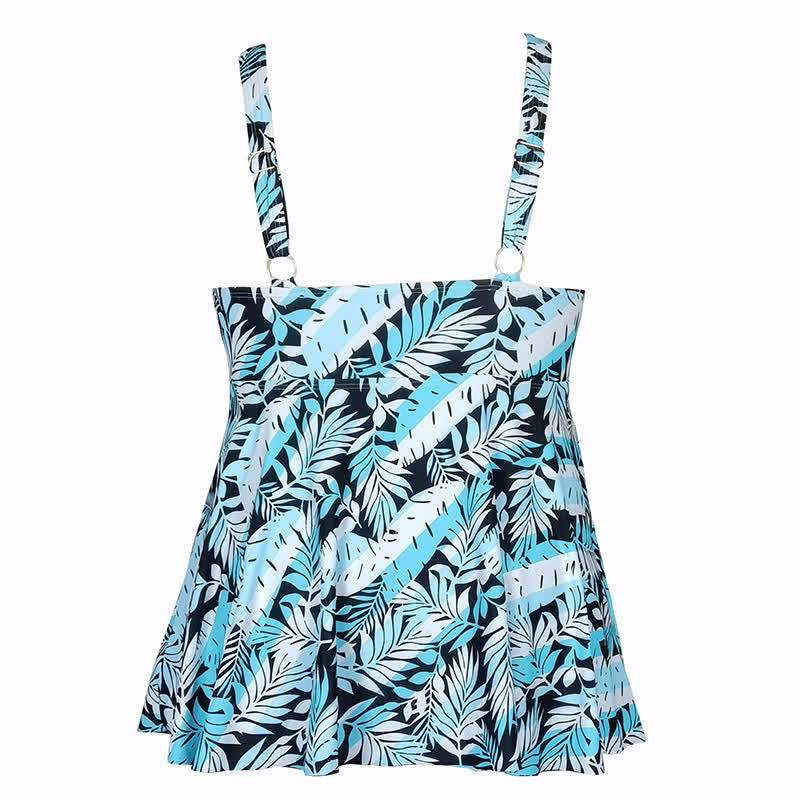 Floral Skirted Swim Dress - image 33