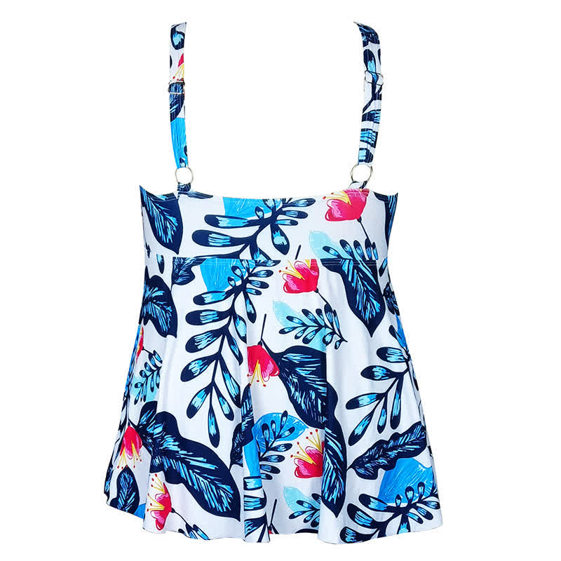 Floral Skirted Swim Dress - image 28