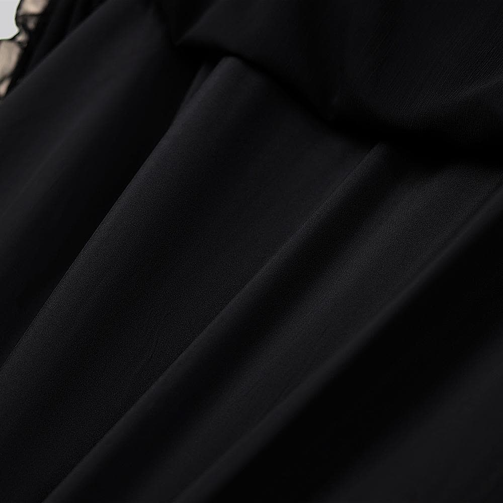 Plus Size Elegant V-Neck Ruffle Tie-Waist Midi Dress - image 6