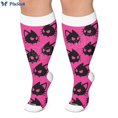 Plus Size Cartoon Alt Compression Socks - image 7