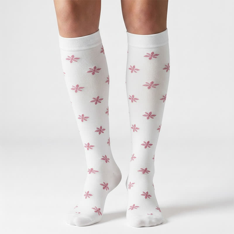 Flower Series Compression Socks(6 Pairs) - image 6