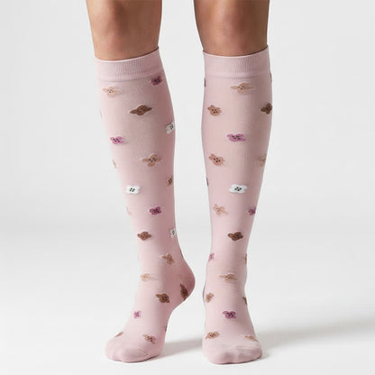 Flower Series Compression Socks(6 Pairs) - image 2