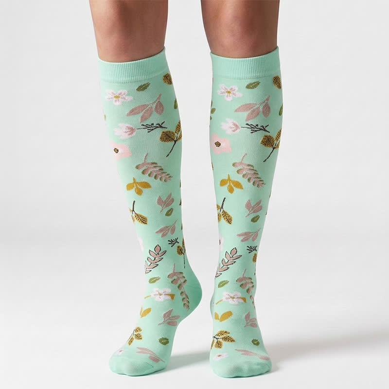 Flower Series Compression Socks(6 Pairs) - image 5
