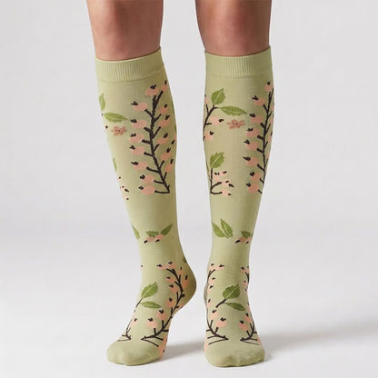 Flower Series Compression Socks(6 Pairs) - image 3