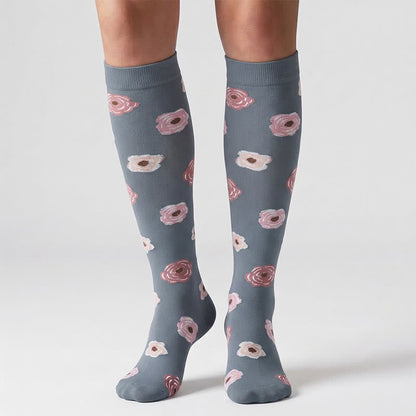 Flower Series Compression Socks(6 Pairs) - image 4