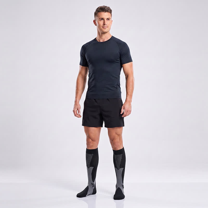 Colorful Stripe Compression Socks(3 Pairs) - image 4